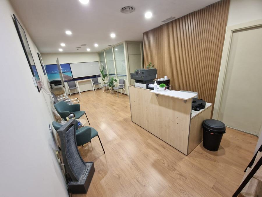 Sala de espera del multiespacio sanitario